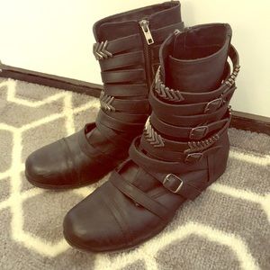 Madden girl black boots